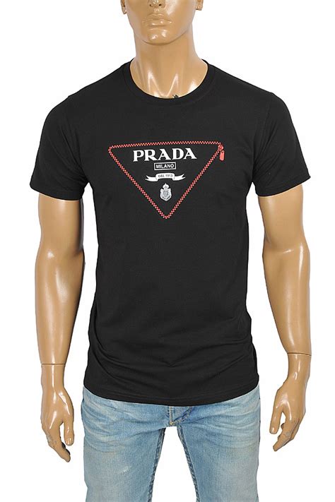 men prada tee|prada men' s t shirts.